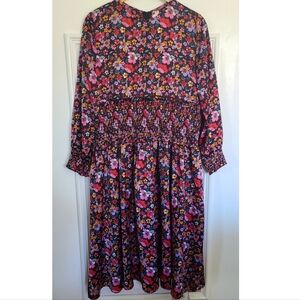 Ava & Lu cinched waist‎ floral dress